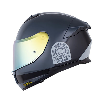 Casco LS2 FF808 Stream II ARLEQUIN Negro Gris