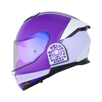 Casco LS2 FF808 Stream II ARLEQUIN Morado Claro