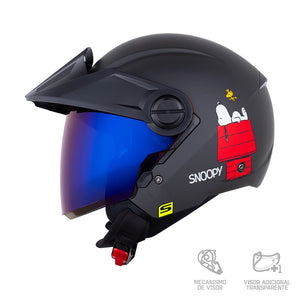 PREVENTA Casco SHAFT 212 SNOPY THE DOG - Azul Claro