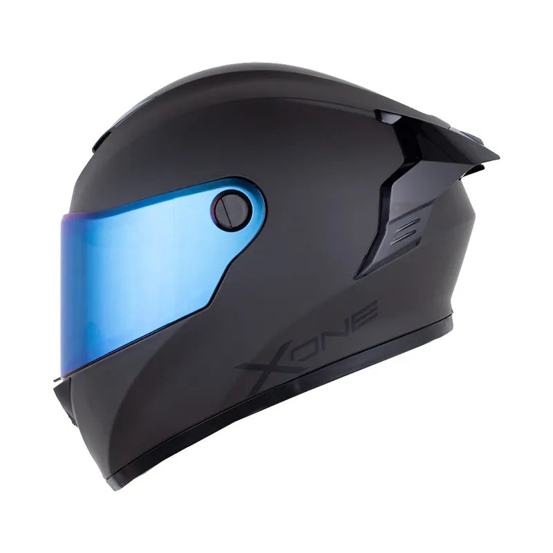 Casco X One 500 RS Solid Gris Oscuro Negro + Pinlock