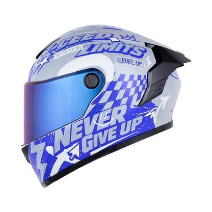 Casco X One 500 RS GRITTY Gris Azul + Pinlock