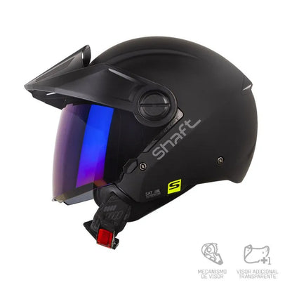 Casco SHAFT 212 Solid Negro Mate
