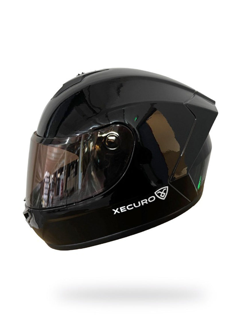 Casco Integral XECURO 921 Solid Negro Brillante