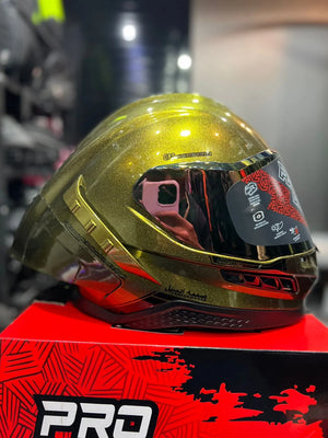 Casco PRO RIDER Frontier Camaleon Dorado
