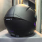 Casco SHAFT 212 Solid Negro Morado