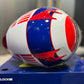 Casco SHAFT 526 SP Evo Strafter Blanco Azul Rojo