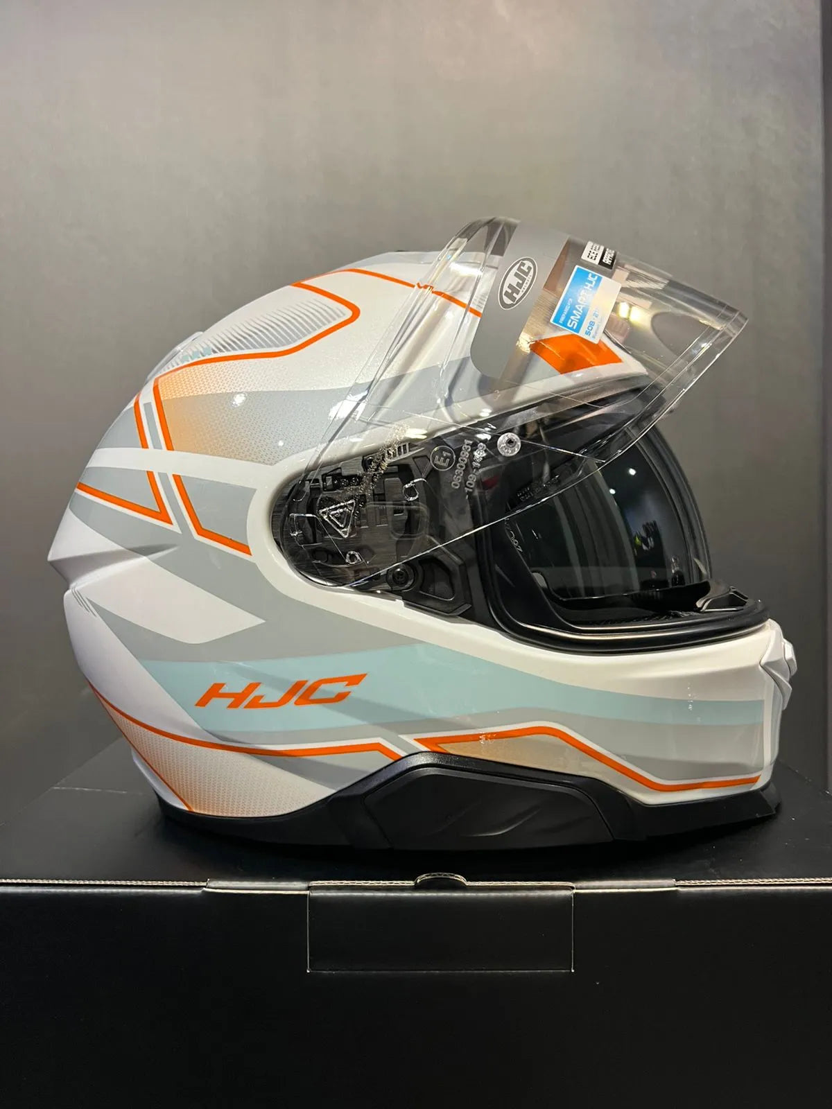Casco HJC i71 IORIX - Blanco Naranja