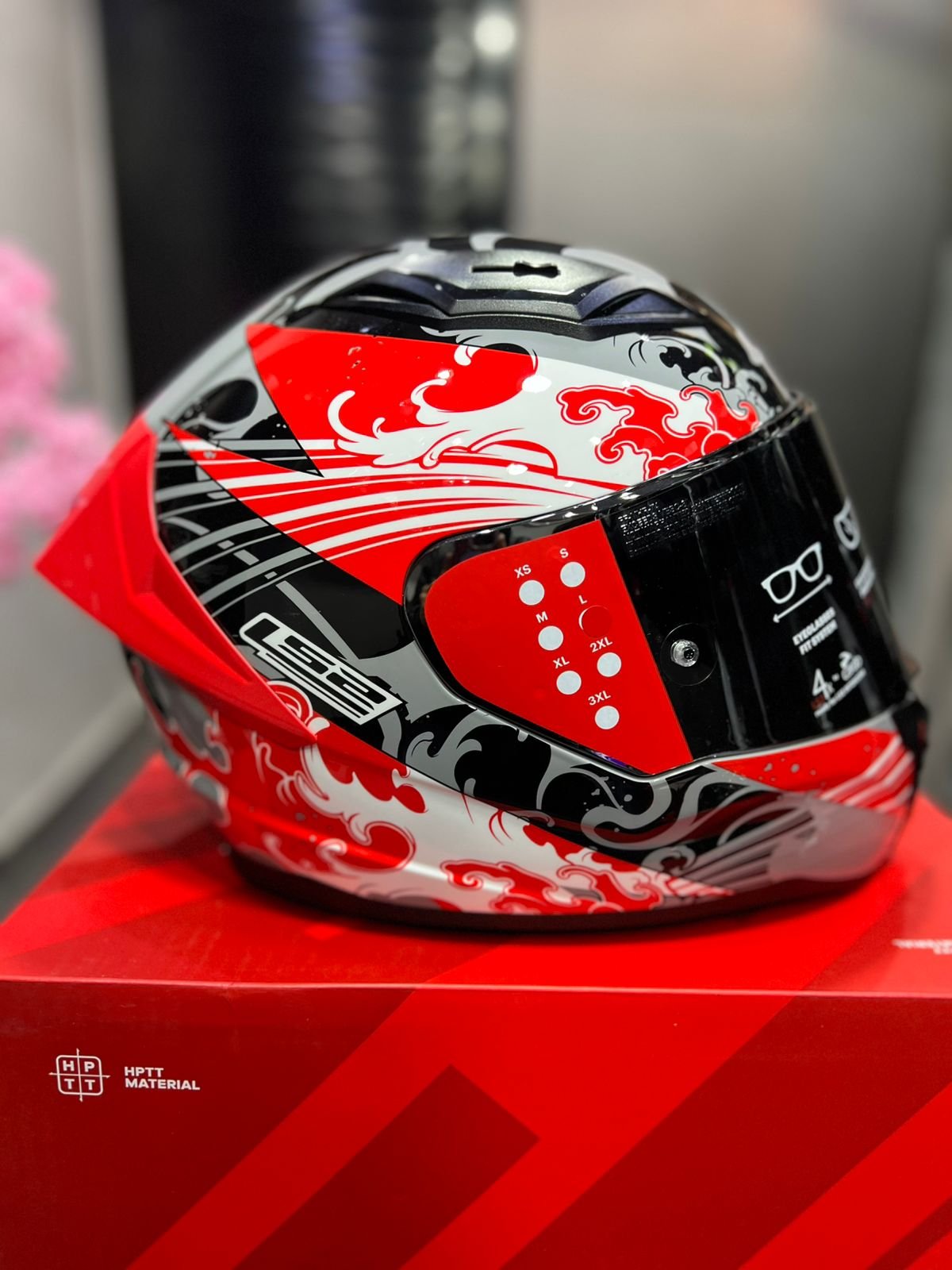 Casco LS2 FF353 Vigo Name Rojo