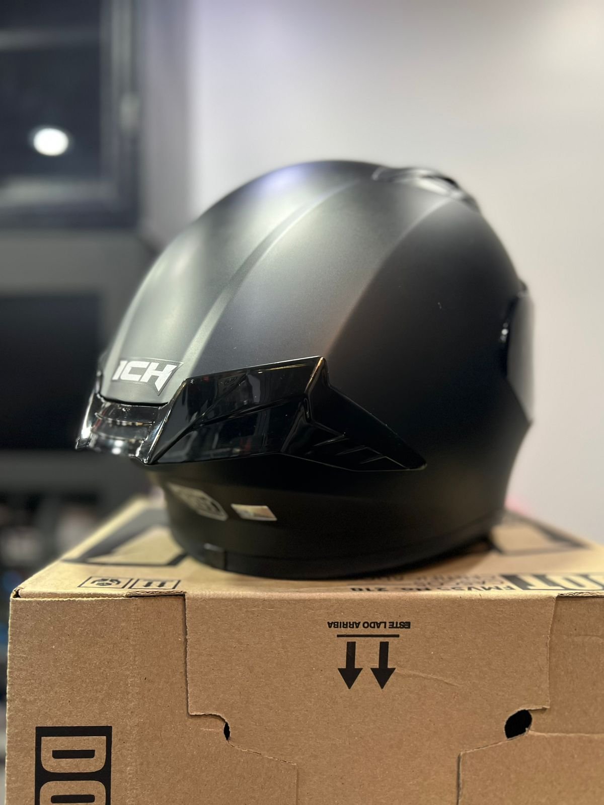 Casco ICH 503SP Solid Negro Mate