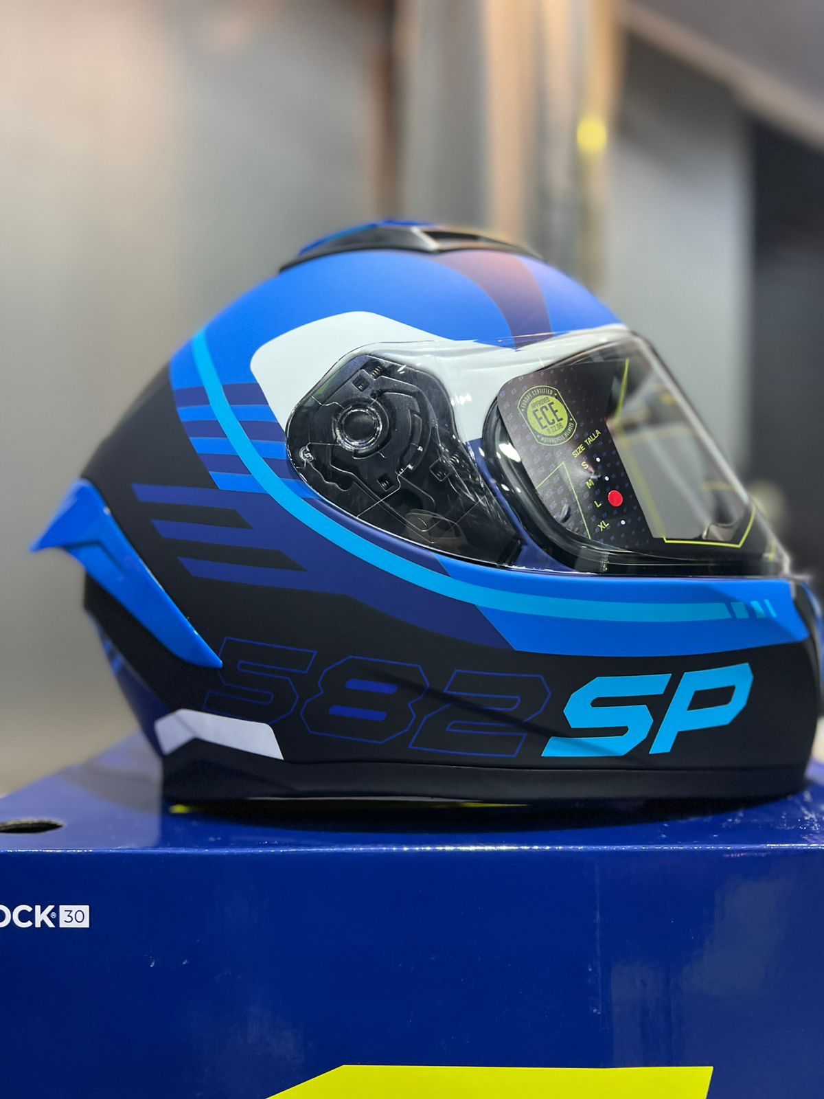 Casco SHAFT 582sp Evo Lineal Azul