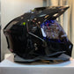 Casco X One MX328 DV Solid Negro Brillo