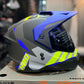 Casco Cross HRO MX3300 DV Yorchi Azul