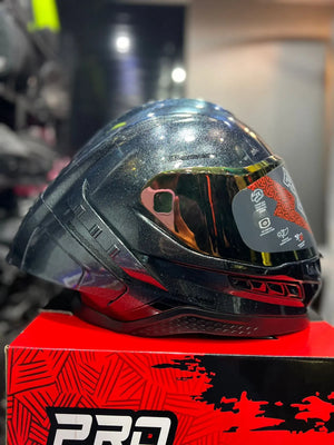 Casco PRO RIDER Frontier Camaleon Plateado
