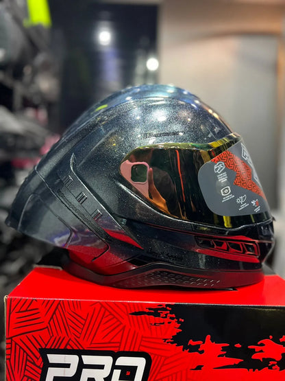Casco PRO RIDER Frontier Camaleon Plateado