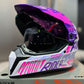 Casco Cross HRO MX340 DV Stripe Morado Rosado