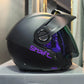 Casco SHAFT 212 Solid Negro Morado