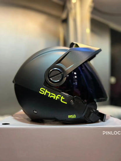 Casco SHAFT 212 Solid Negro Verde