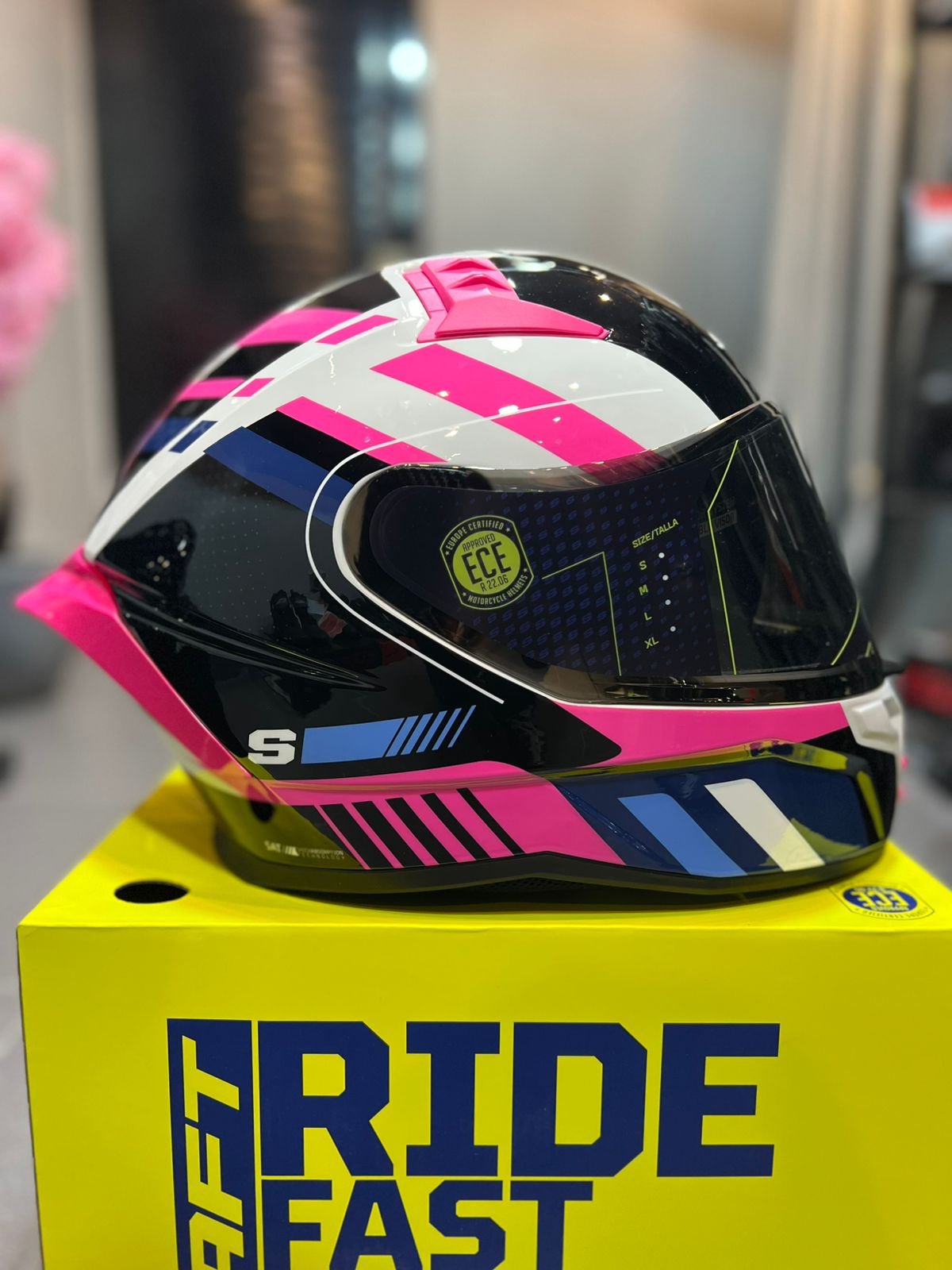 Casco Integral SHAFT 504DV Scar Rosado