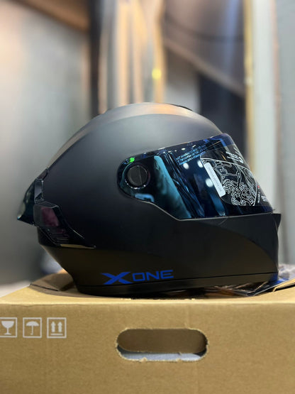 Casco X One 500RS Solid Negro Azul