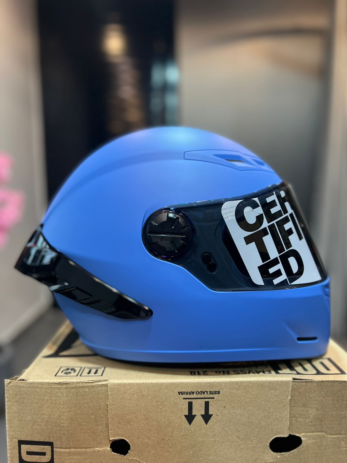 Casco Cerrado ICH 501SP Solid Azul