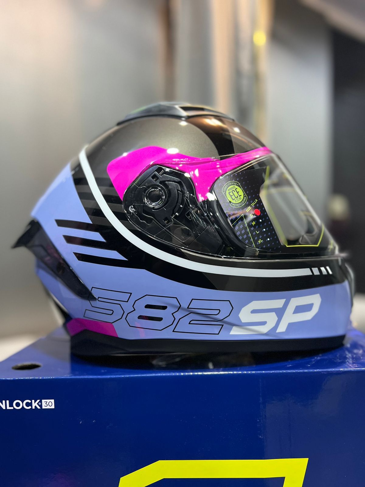 Casco SHAFT 582sp Evo Lineal Morado