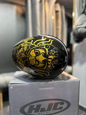 Casco X One 500RS Daruma Dorado