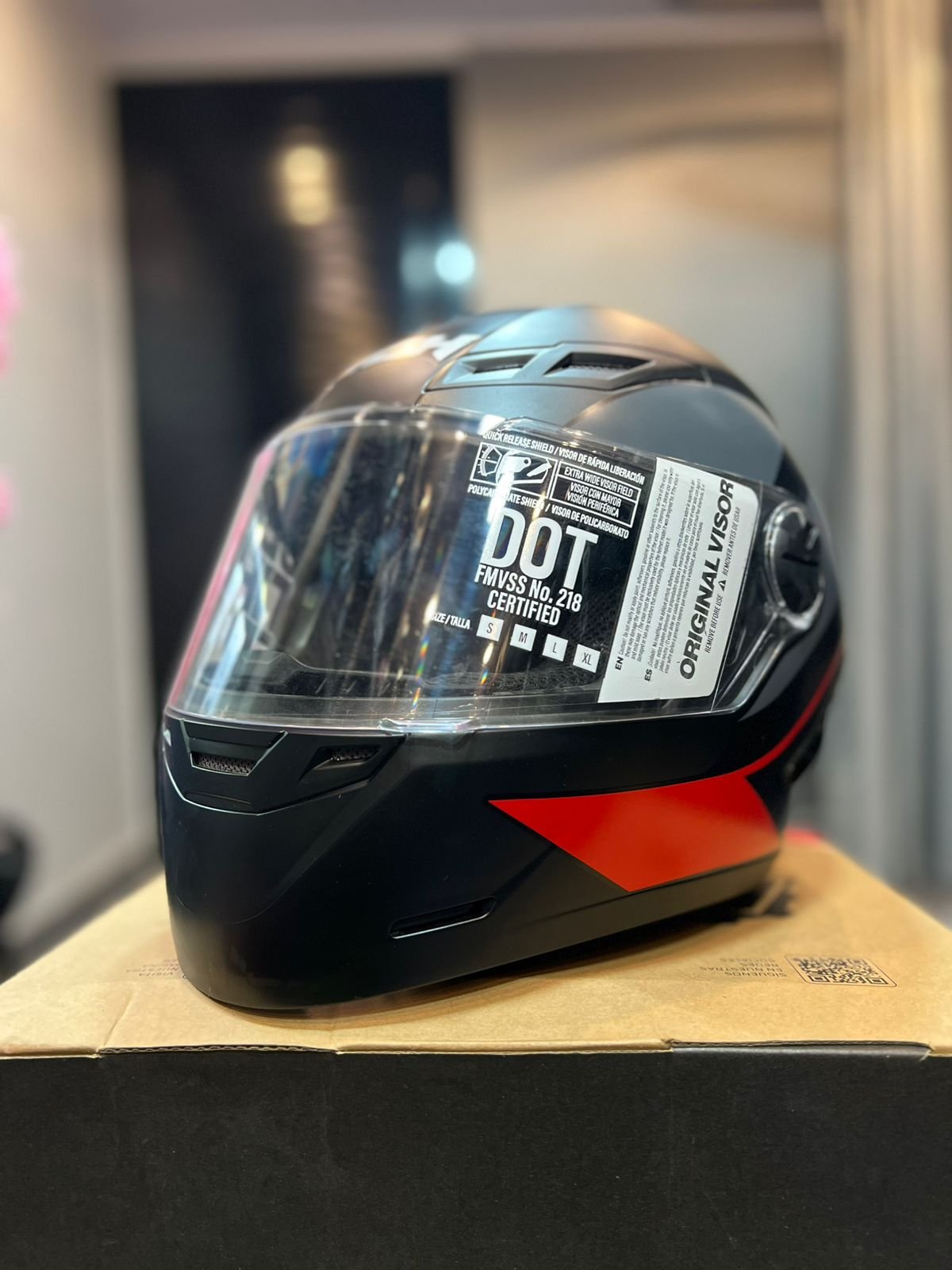 Casco Cerrado ICH 501SP Deus Rojo