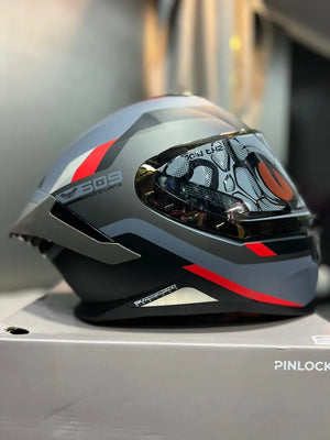 Casco SHAFT PRO SERIES 609 Venom Eires Gris Rojo