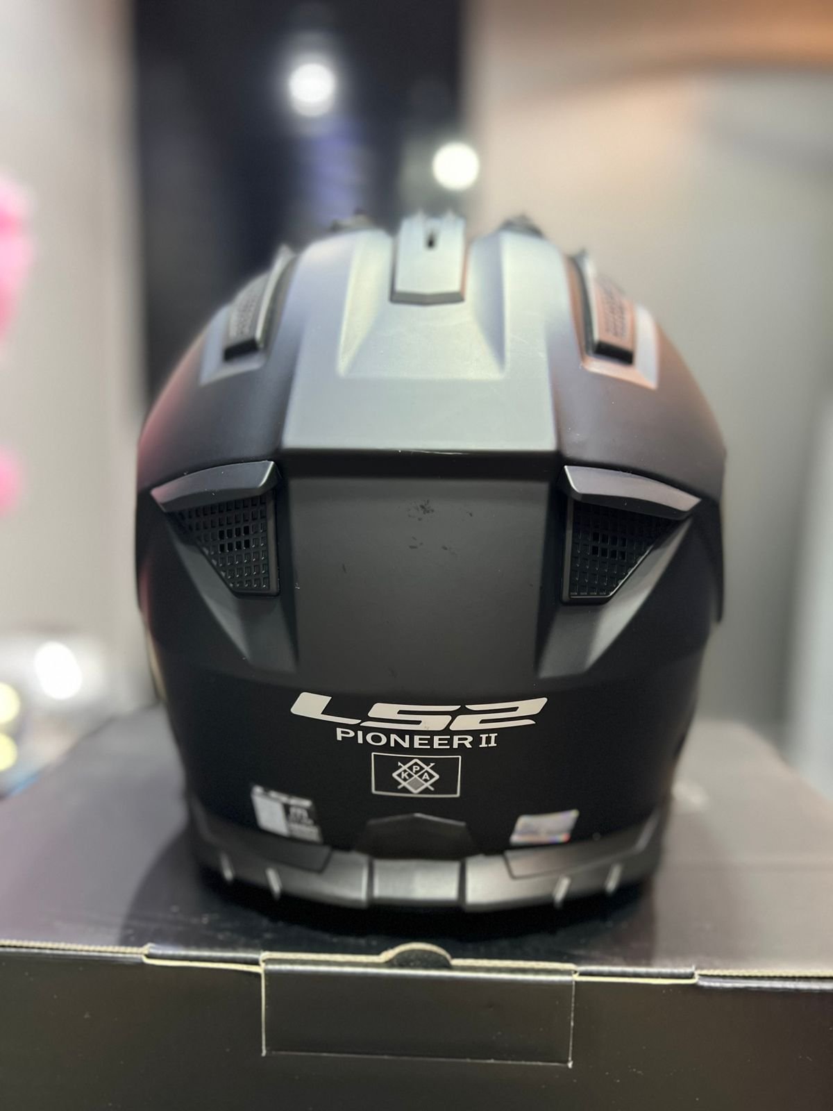 Casco LS2 MX702 Pioneer II Negro Mate