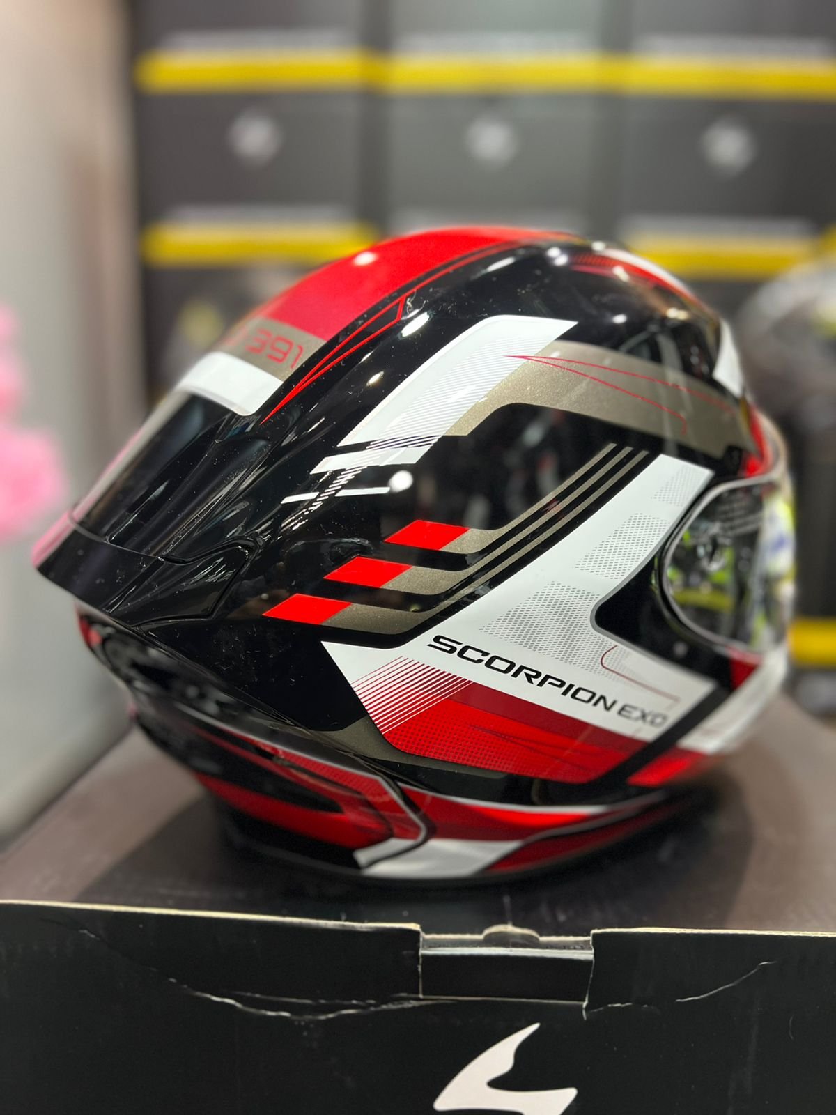 Casco SCORPION EXO 391 CAPTOR Rojo