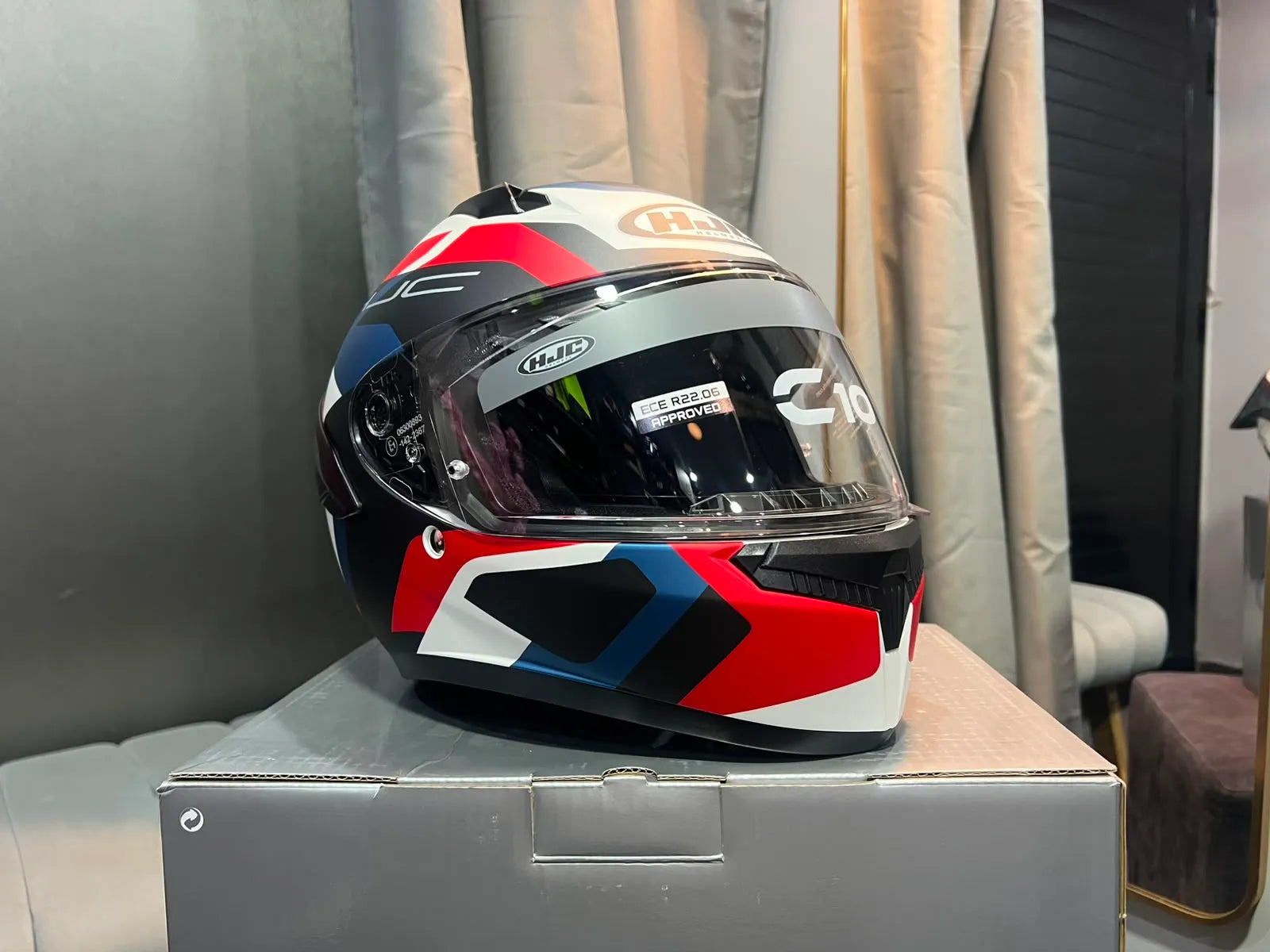 Casco HJC C10 TINS - AZUL ROJO