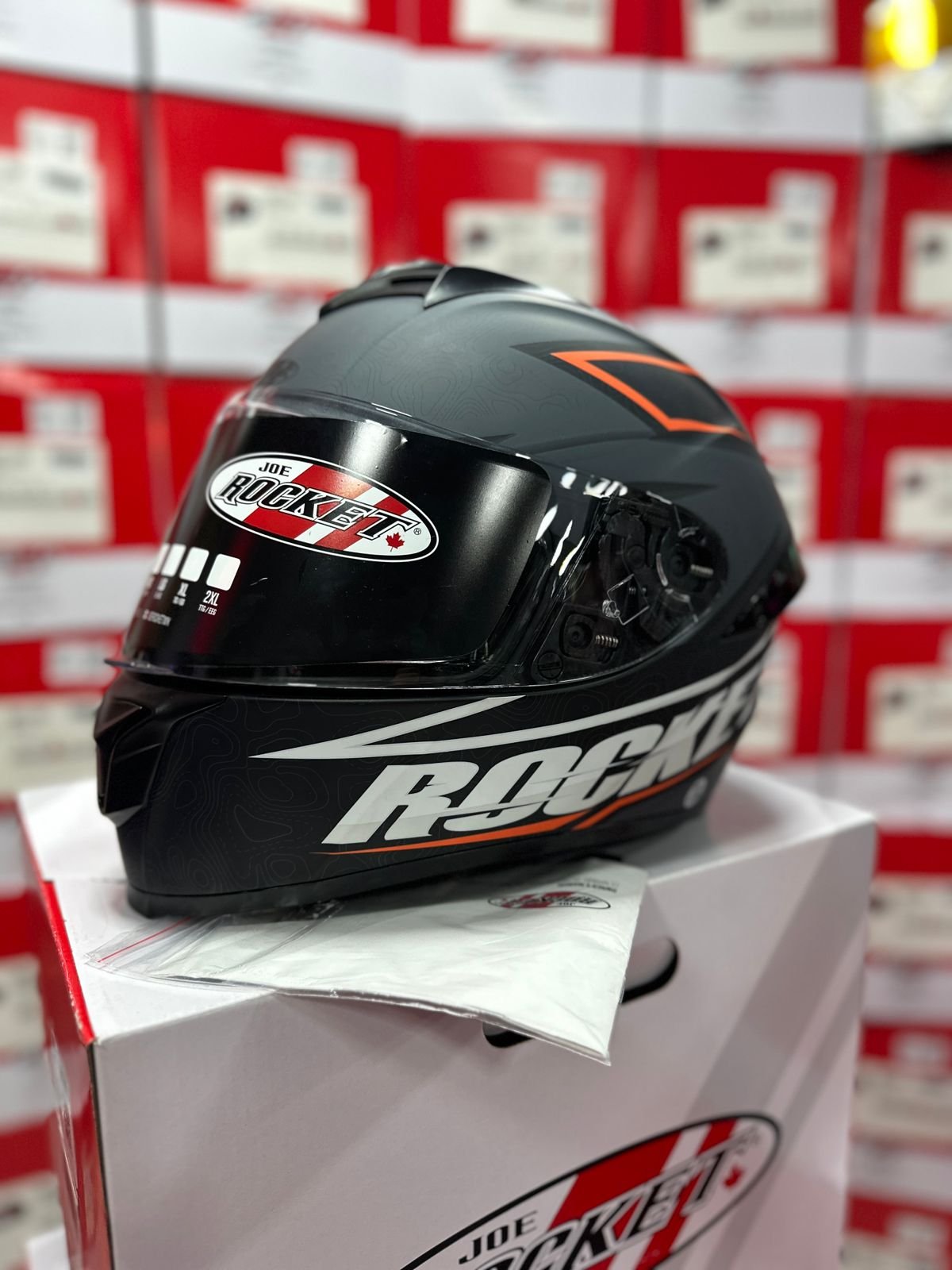 Casco JOE ROCKET - RKT 100 Gris Naranja
