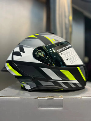 Casco XTRONG 820SP Manja Gris Oscuro Verde