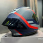 Casco SHAFT 526 SP Evo Euclid Gris Rojo