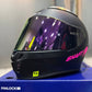 Casco SHAFT 584sp Negro Rosado