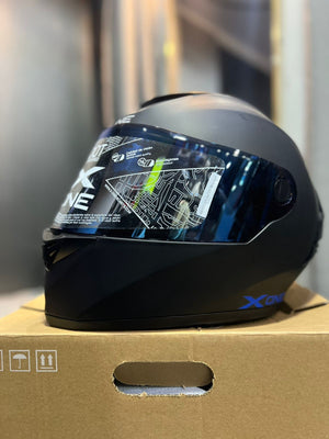 Casco X One 500RS Solid Negro Azul