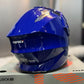 Casco Cross HRO MX340 DV Soiid Azul