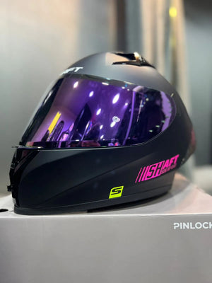 Casco SHAFT 526 SP Evo Solid Negro Rosado