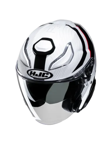 Casco HJC F 31 NABY - Negro Rojo