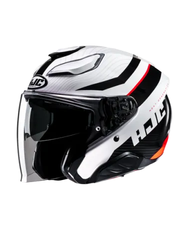Casco HJC F 31 NABY - Negro Rojo