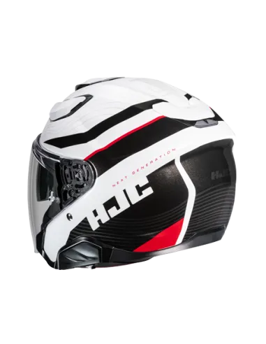 Casco HJC F 31 NABY - Negro Rojo
