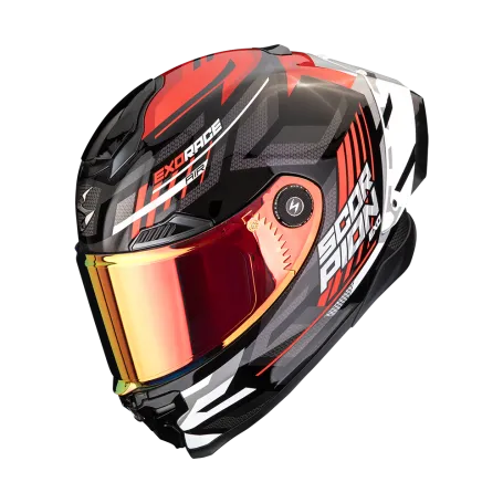 Casco SCORPION EXO Race Air Kobra Rojo