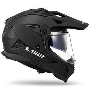 LS2 MX 702 PIONEER II SOLID NEGRO MATE