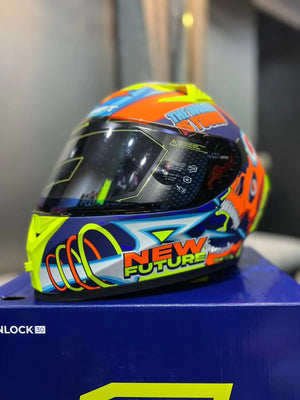 Casco SHAFT 526 SP EVO Lucky Neon