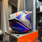 Casco HRO MX03 Ilfrato Azul