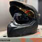Casco Cross HRO MX340 DV Stripe Negro Gris