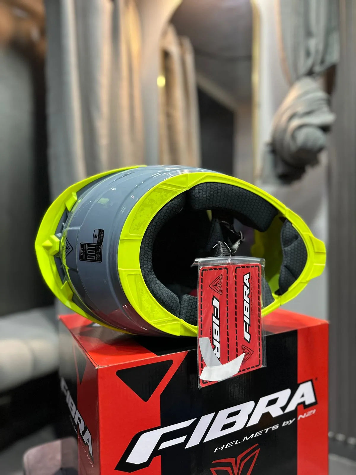 Casco FIBRA Byte Steam Gris