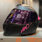 Casco Abatible HRO 3440DV Solid Negro Rosado