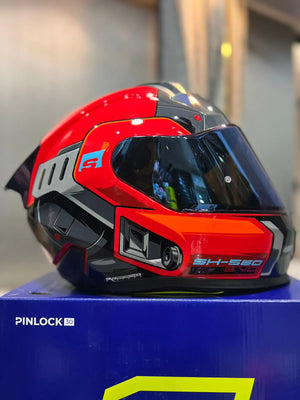 Casco Integral SHAFT 560 EVO Chief Rojo