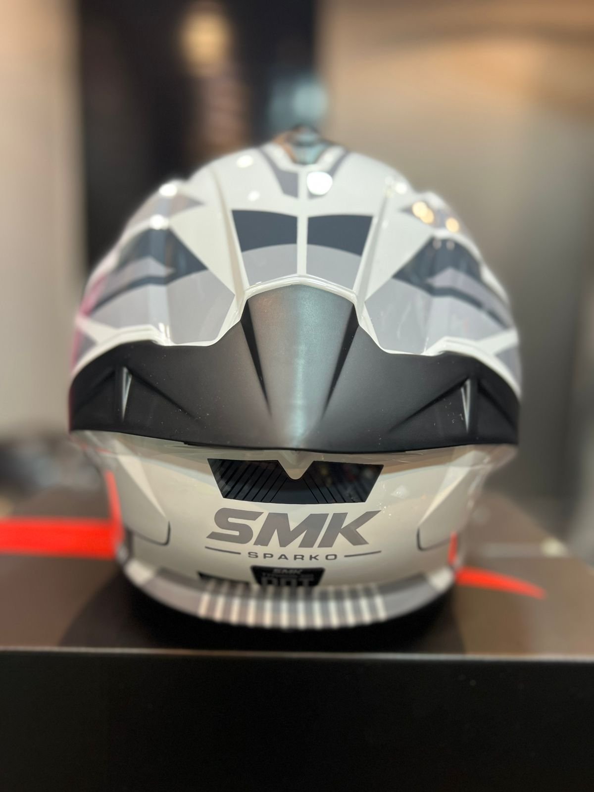 Casco SMK Typhoon Gris